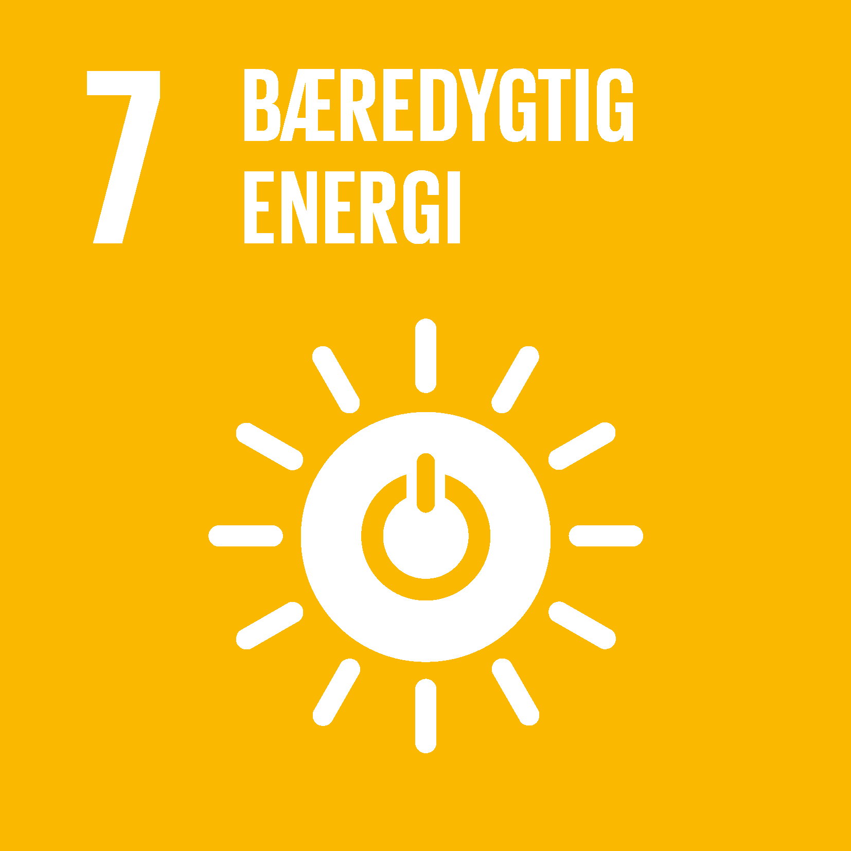 Mål 7 - Bæredygtig energi